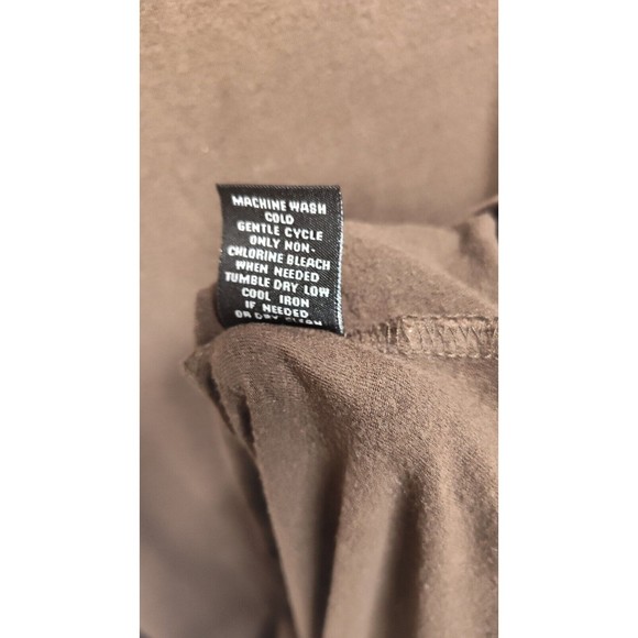 Premise Women’s Brown Short Sleeve Dress Rayon Spandex Stretch Size XS Pull Over - Picture 9 of 13